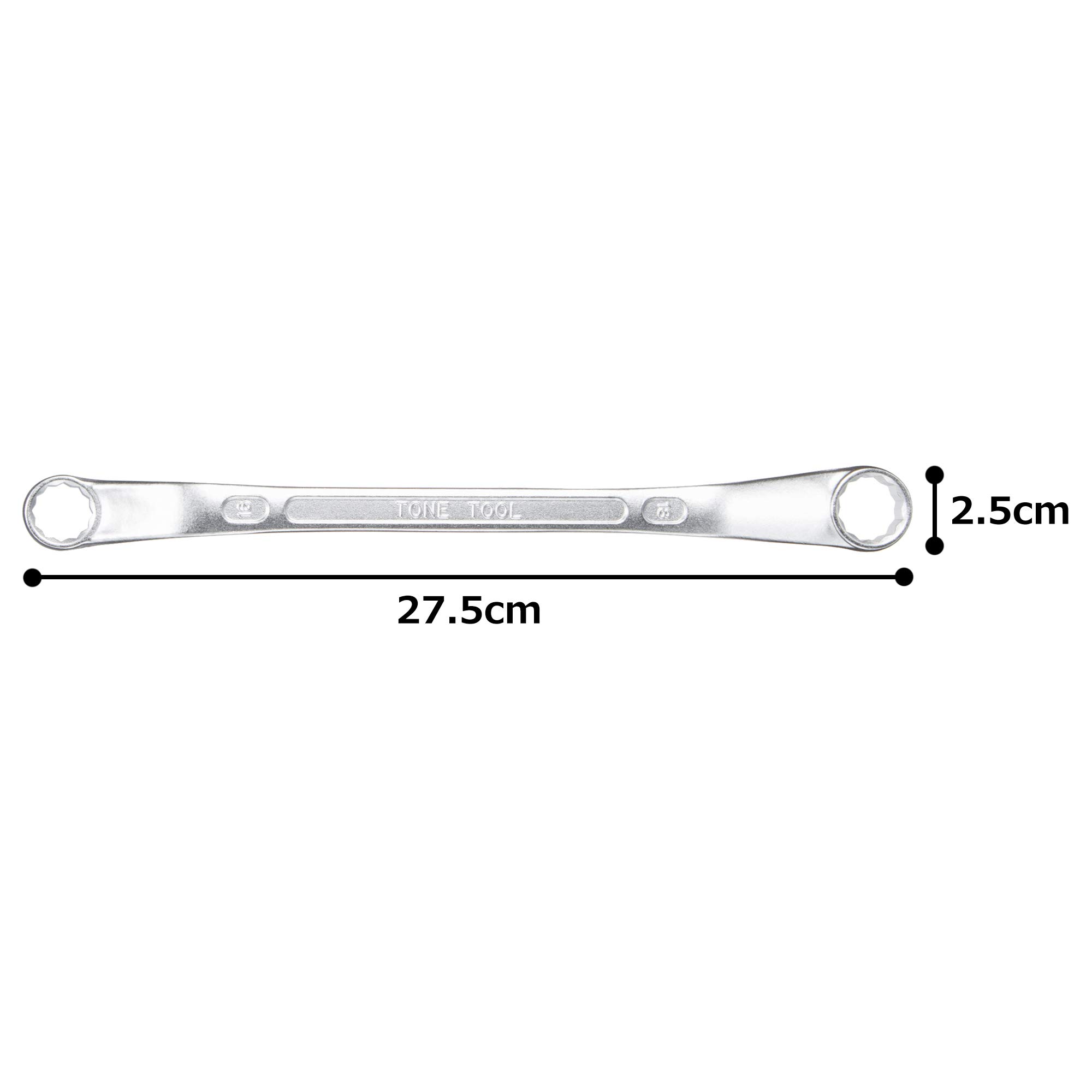 토네 M45-1618 16x18mm 45도 롱 옵셋렌치 이미지 6