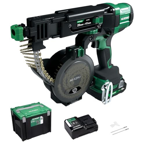 하이코키 18V 충전식 연결 나사 드라이버 25-41mm WF1804DA BP 배터리 1개