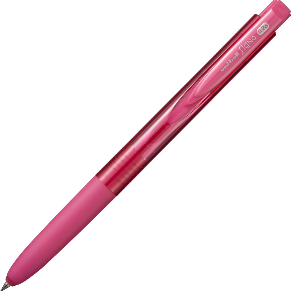 미쓰비시 연필 시그노 RT1 0.28mm 베이비핑크 젤볼펜 10개입 UMN15528.68 1