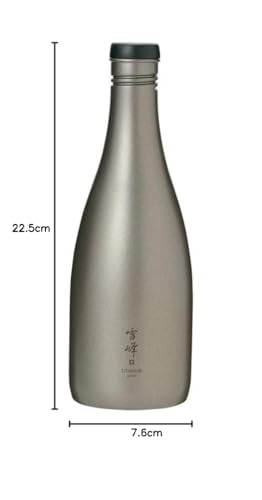 스노우피크 사케 병 티타늄 TW-540 캠핑 술병 이미지 10