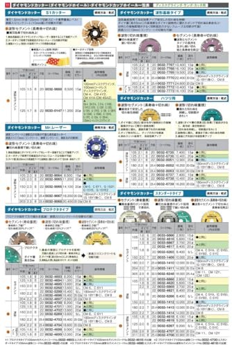 하이코키 기와용 물결형 105mm 0033-4268 다이아몬드커터 이미지 2