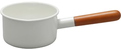 노다호로 포치카 PO-12M 12cm 법랑 밀크팬 편수냄비 양구형 일본제 이미지 1