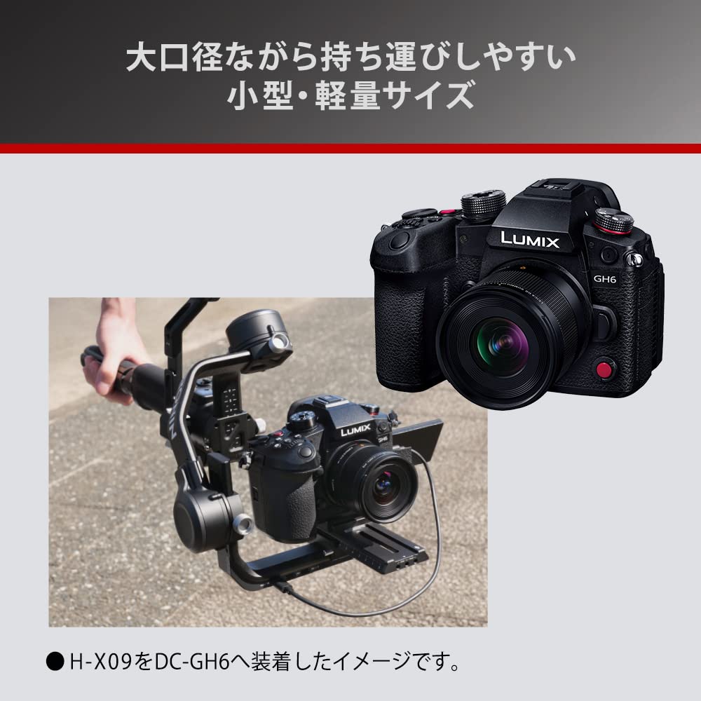 파나소닉 LUMIX H-X09 9mm F1.7 광각 단렌즈 이미지 5