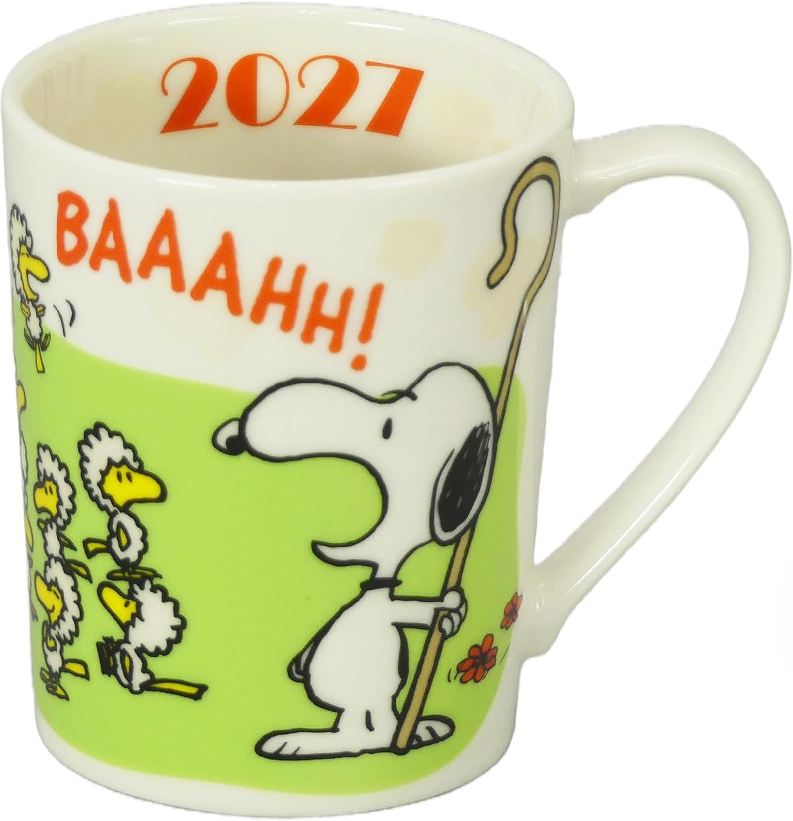 야마카 스누피 2027년 양띠 기념 머그컵 SN2027-11 350ml 1