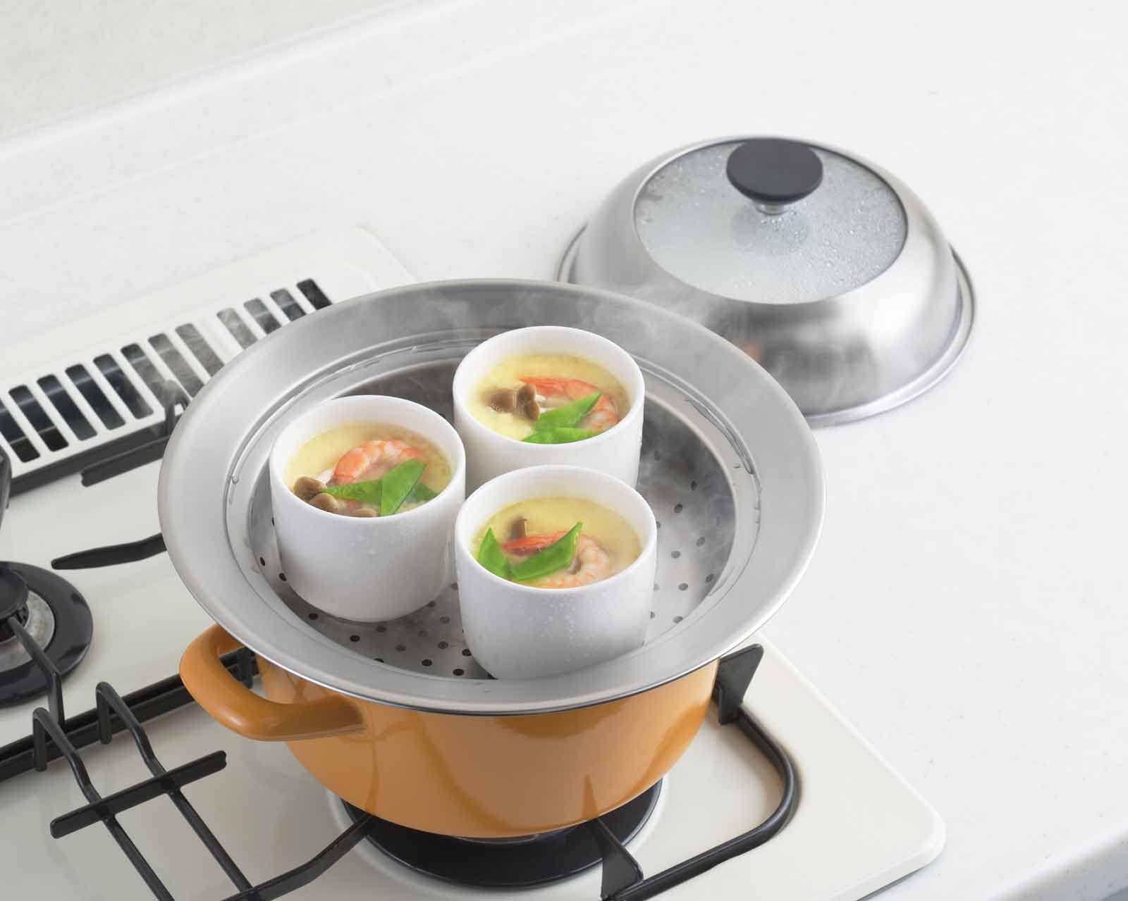 요시카와 유리뚜껑 냄비용 찜판 YJ3626 12 냄비용 20~22cm 유리 뚜껑 이미지 3