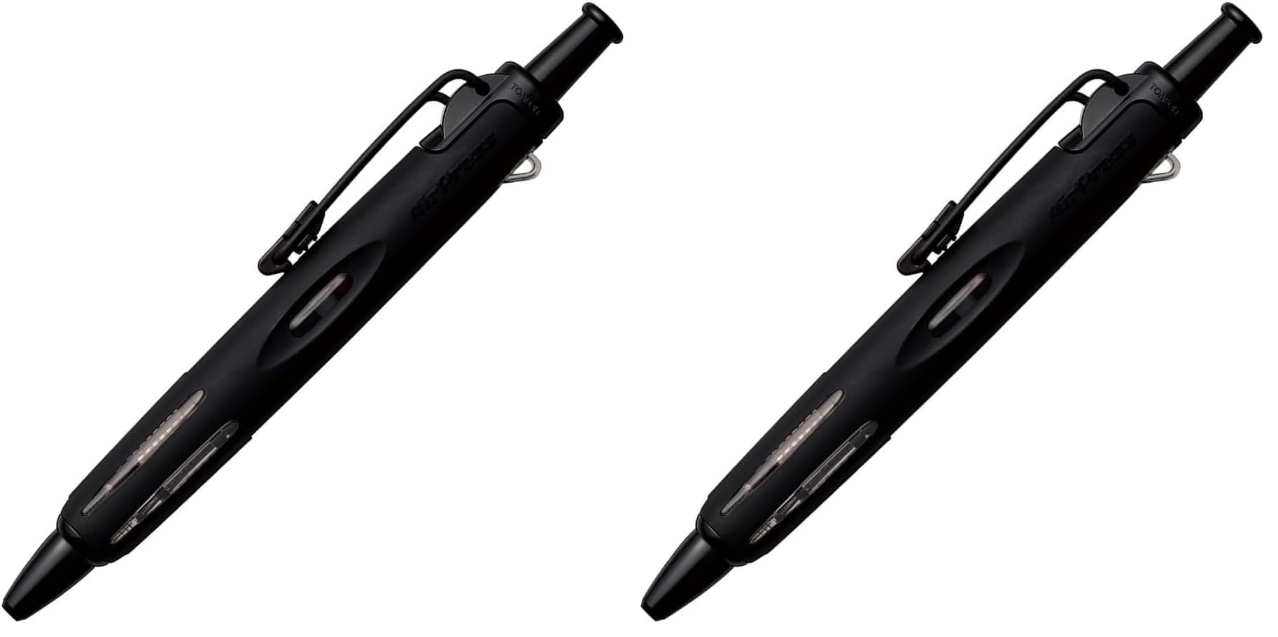 톰보 에어프레스 풀블랙 BC-APN12 0.7mm 가압식 유성볼펜 세트 2본 이미지 1