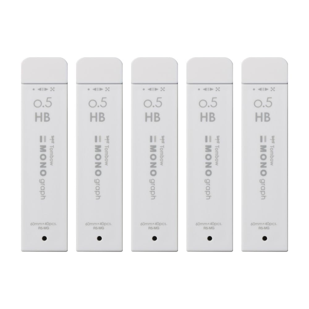 톰보 모노 모노그래프MG 그레이 R5-MGHB72 0.5mm 샤프심 5개