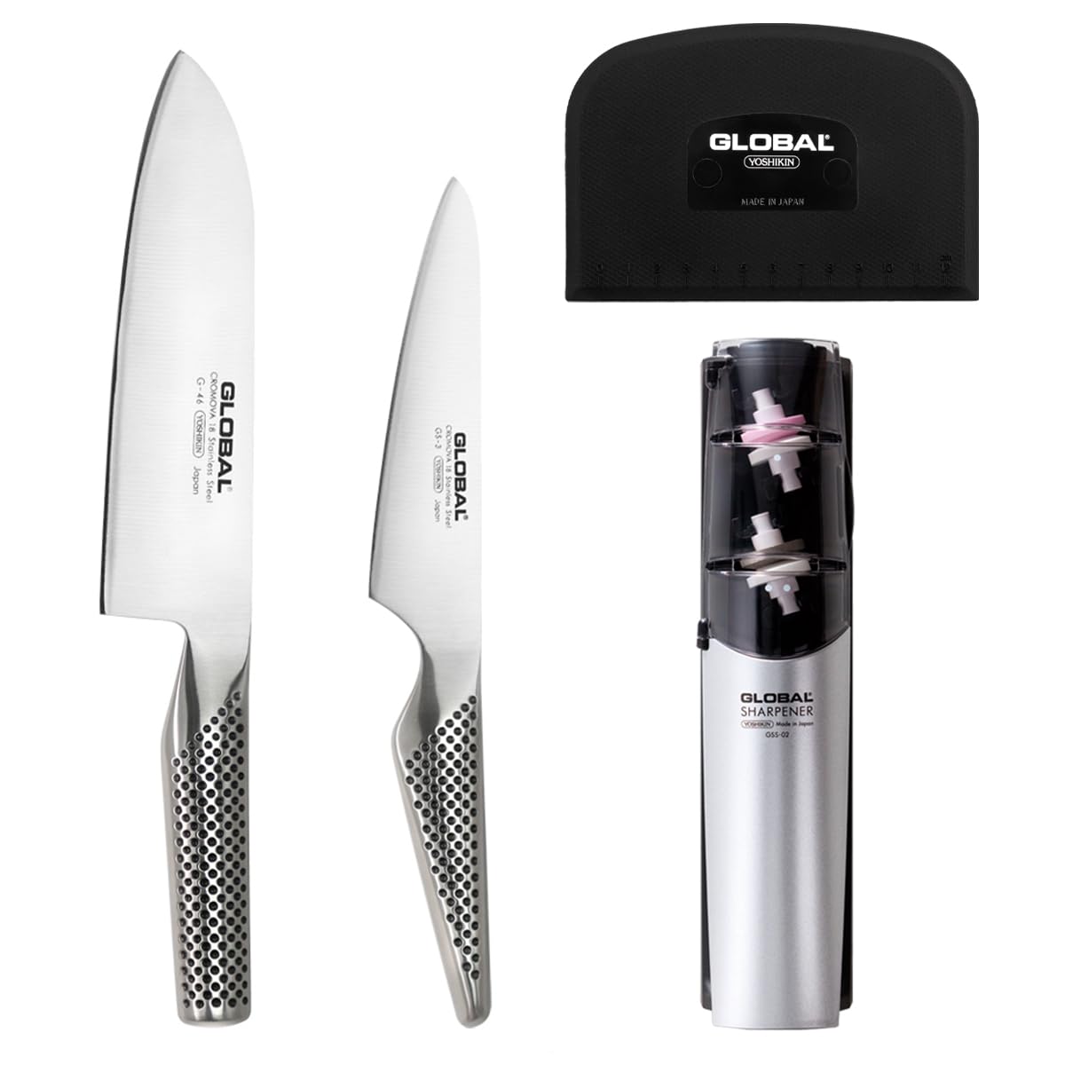 글로벌 GBX-C463 산토쿠 18cm 페티 4종 세트