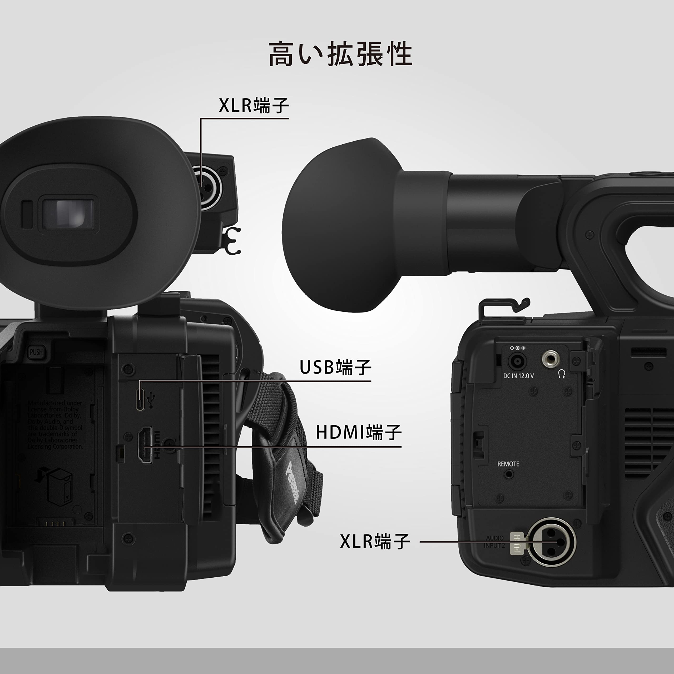 파나소닉 HC-X20-K 블랙 4K 프로 캠코더 광학20배줌 이미지 8