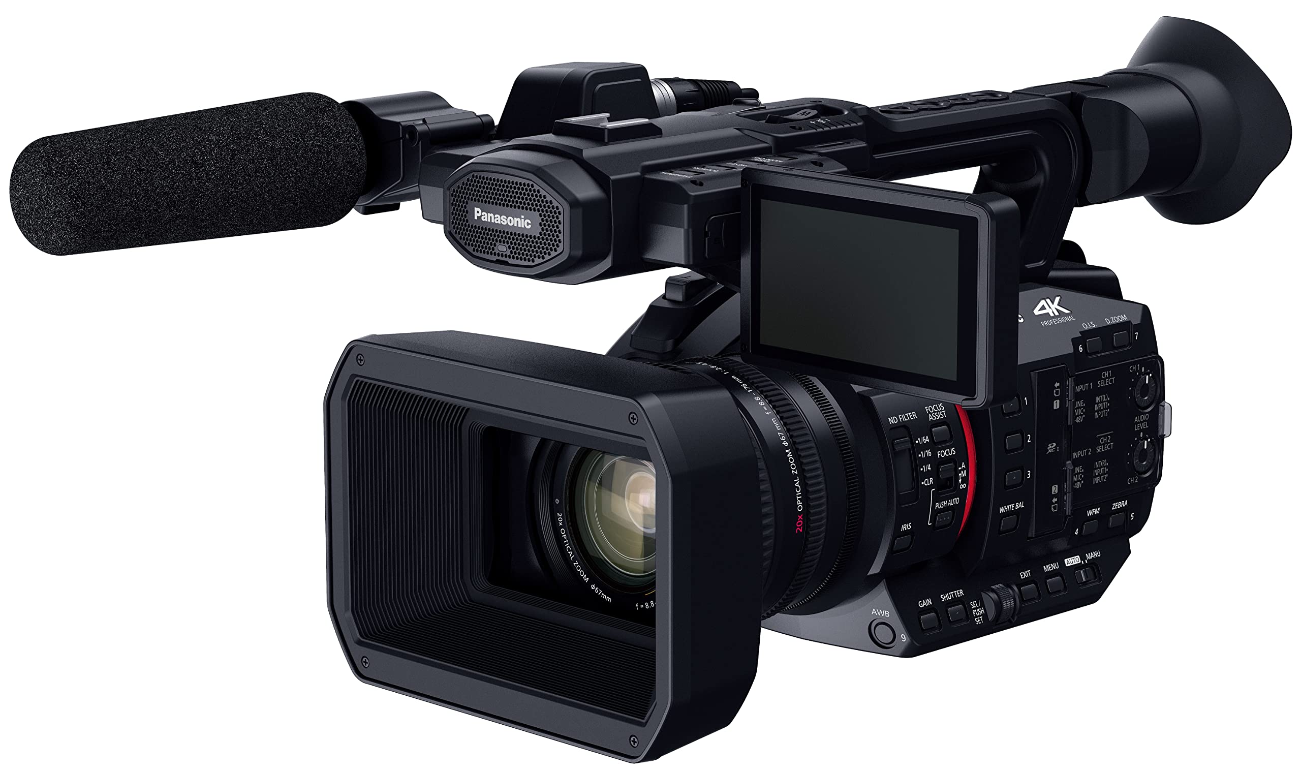 파나소닉 HC-X20-K 블랙 4K 프로 캠코더 광학20배줌