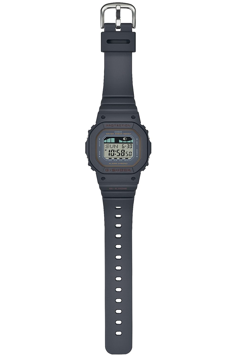 카시오 지샥 G-LIDE 블랙 GLX-S5600-1JF G-LIDE 타이드 그래프 포함 이미지 2