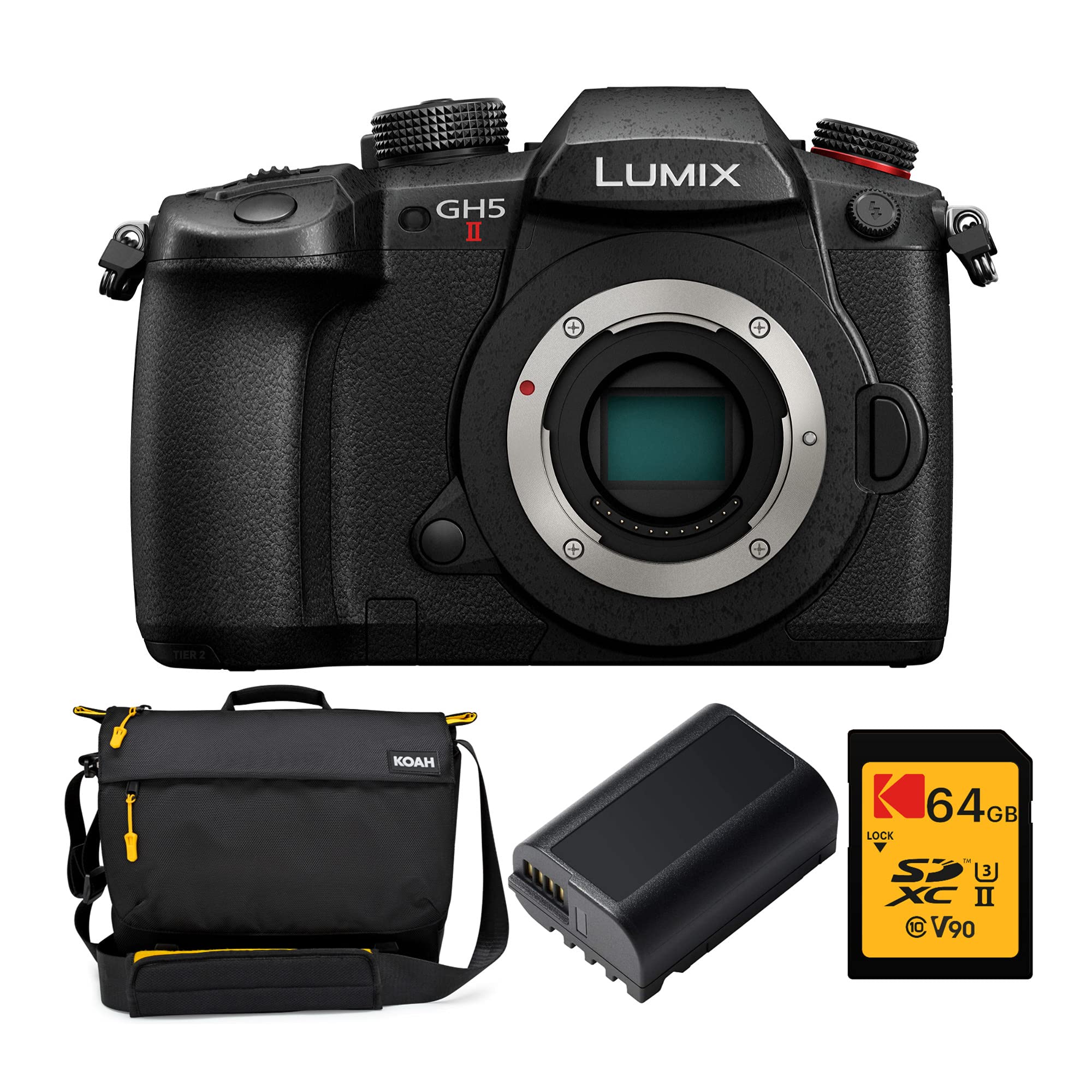 파나소닉 루믹스 GH5 II 미러리스 카메라 바디 세트