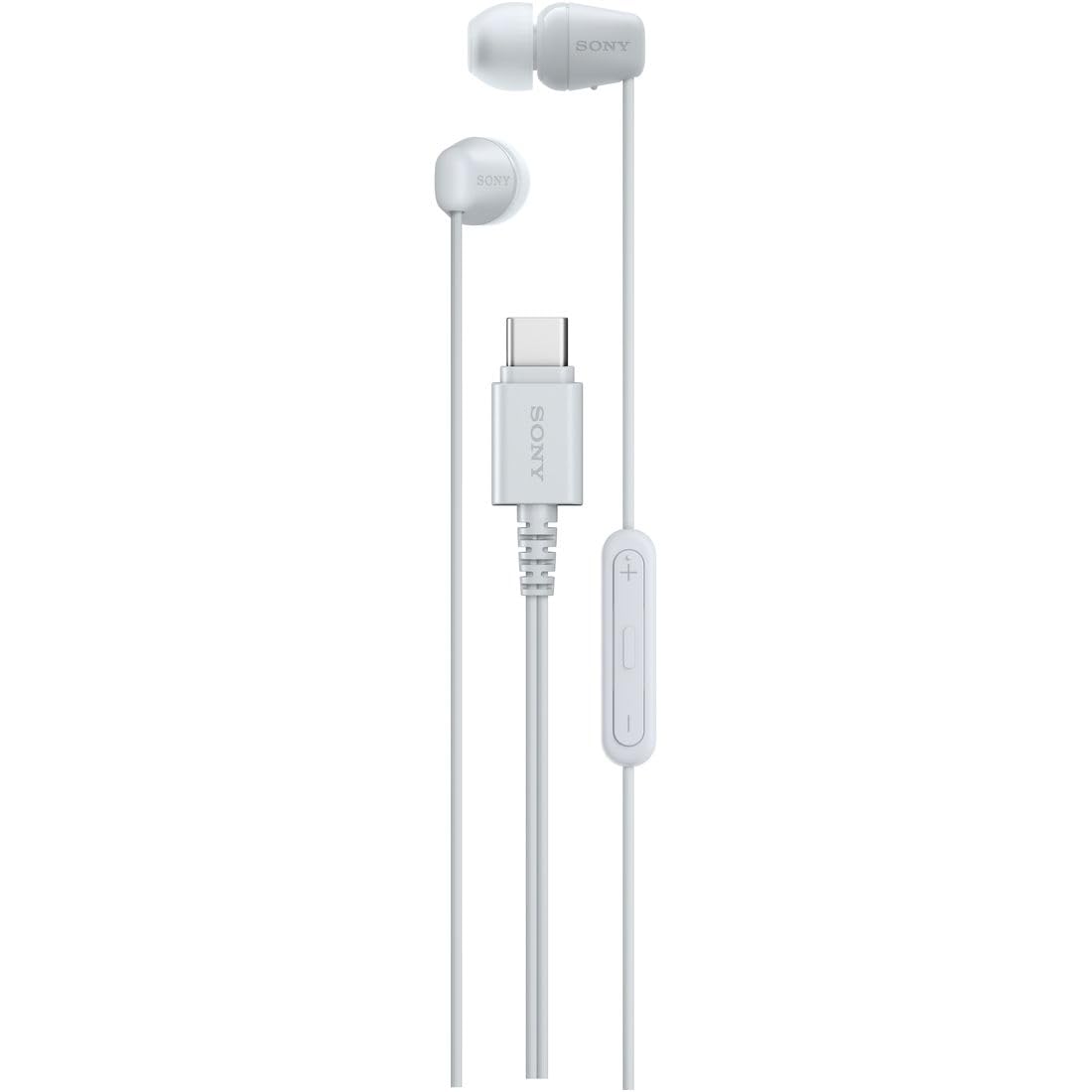 소니 IER-EX15C 화이트 USB-C 유선 이어폰 마이크 내장 이미지 1
