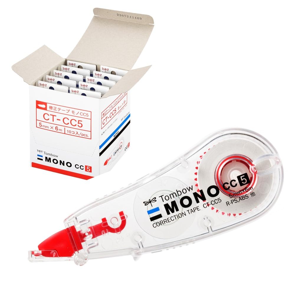 톰보 모노CC 모노컬러 CT-CC5C-10P 5mm 6m 수정테이프 단색