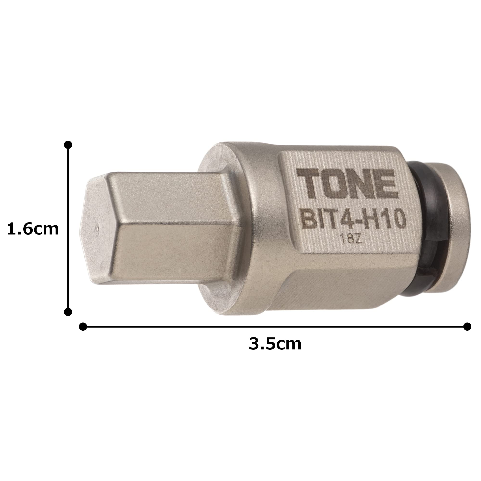 토네 BIT4-H10 10mm 육각 비트 소켓 이미지 4