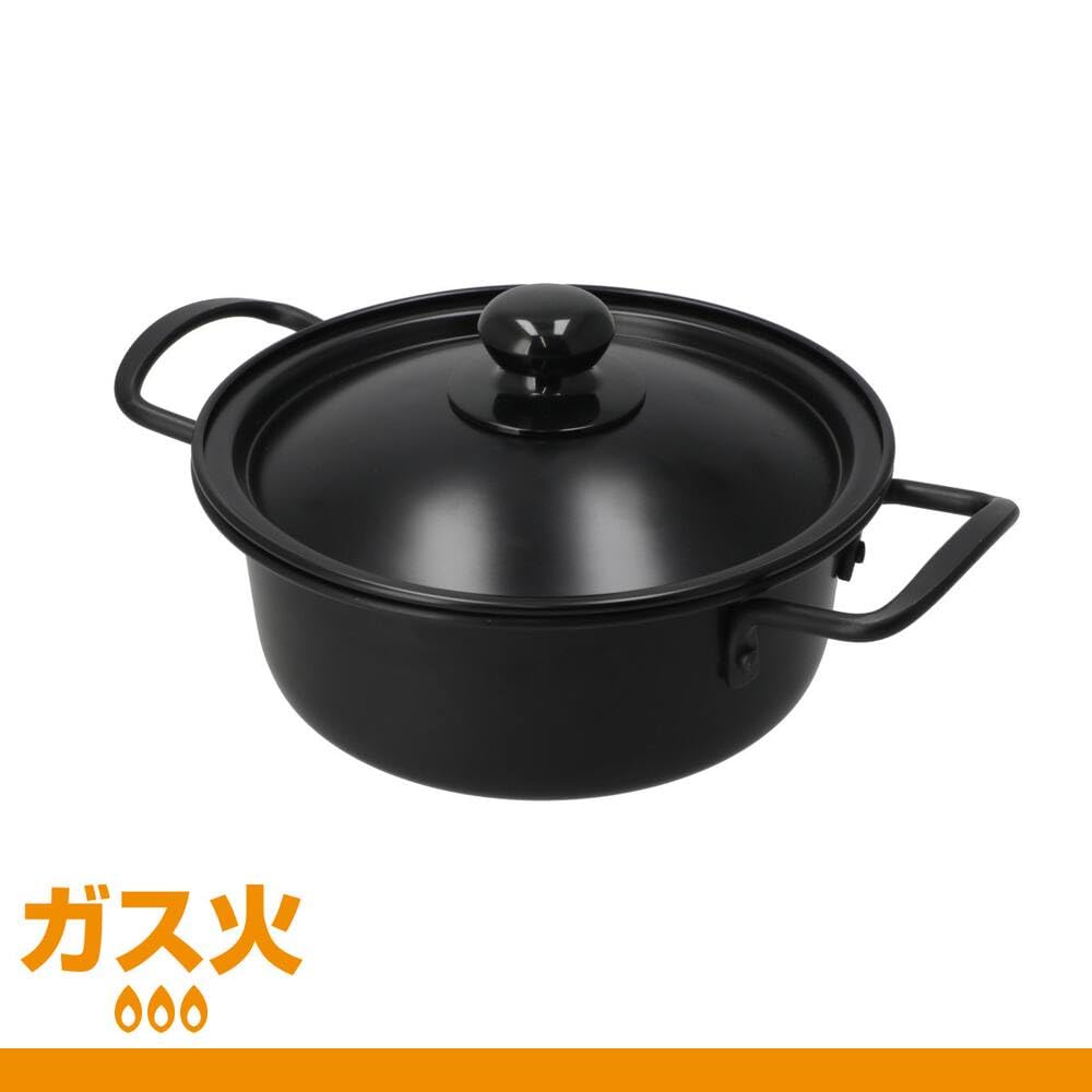 니토리 KY111 초경량 편수냄비 18cm 블랙 가스레인지용 이미지 2
