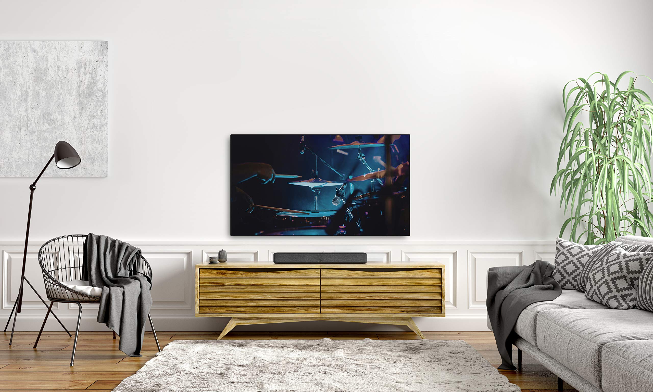 데논 사운드바 DENONHOMESB550 블랙 3D 서라운드 1)본체만 이미지 6