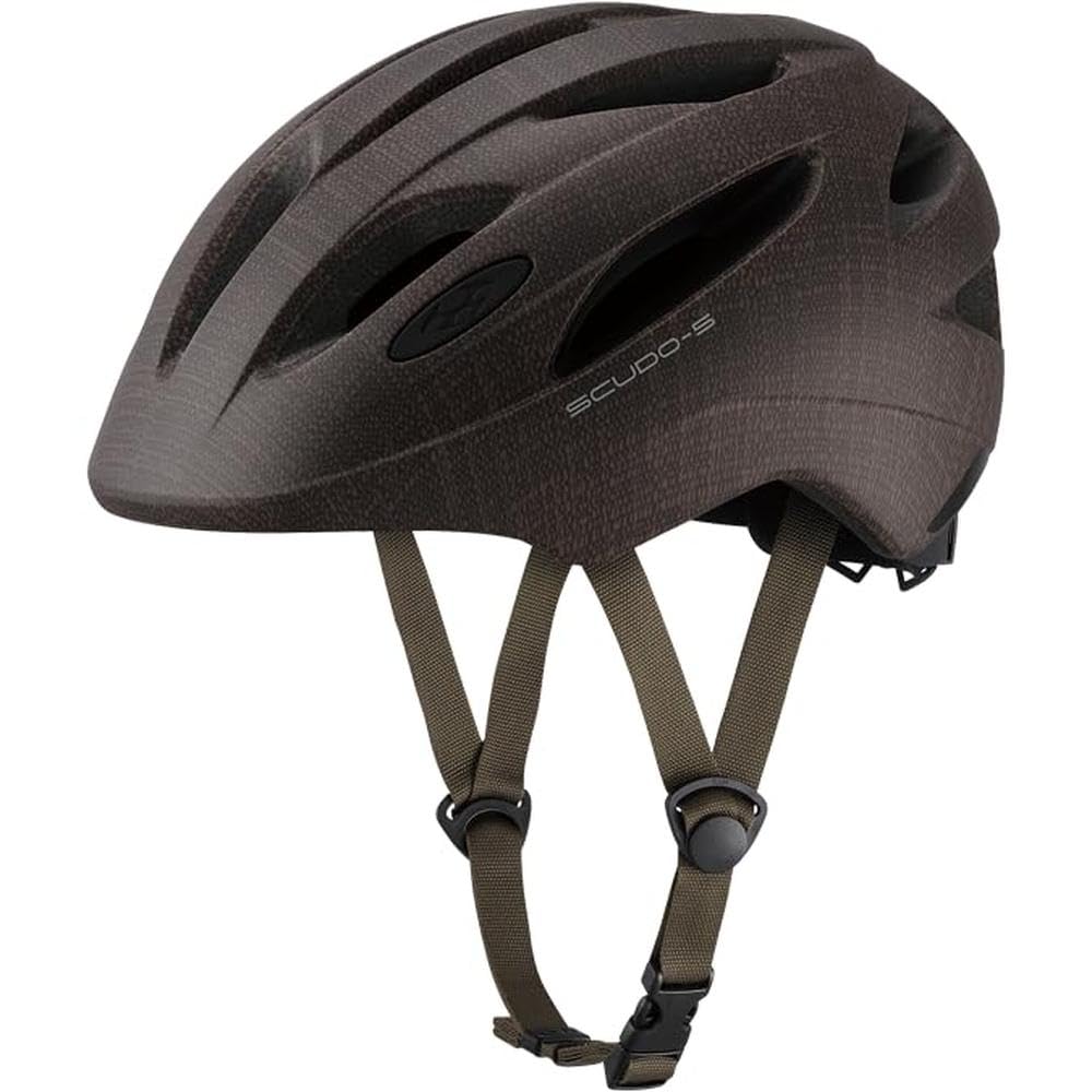 카부토 SCUDO-5 매트 패브릭 브라운 57-59cm 자전거 헬멧