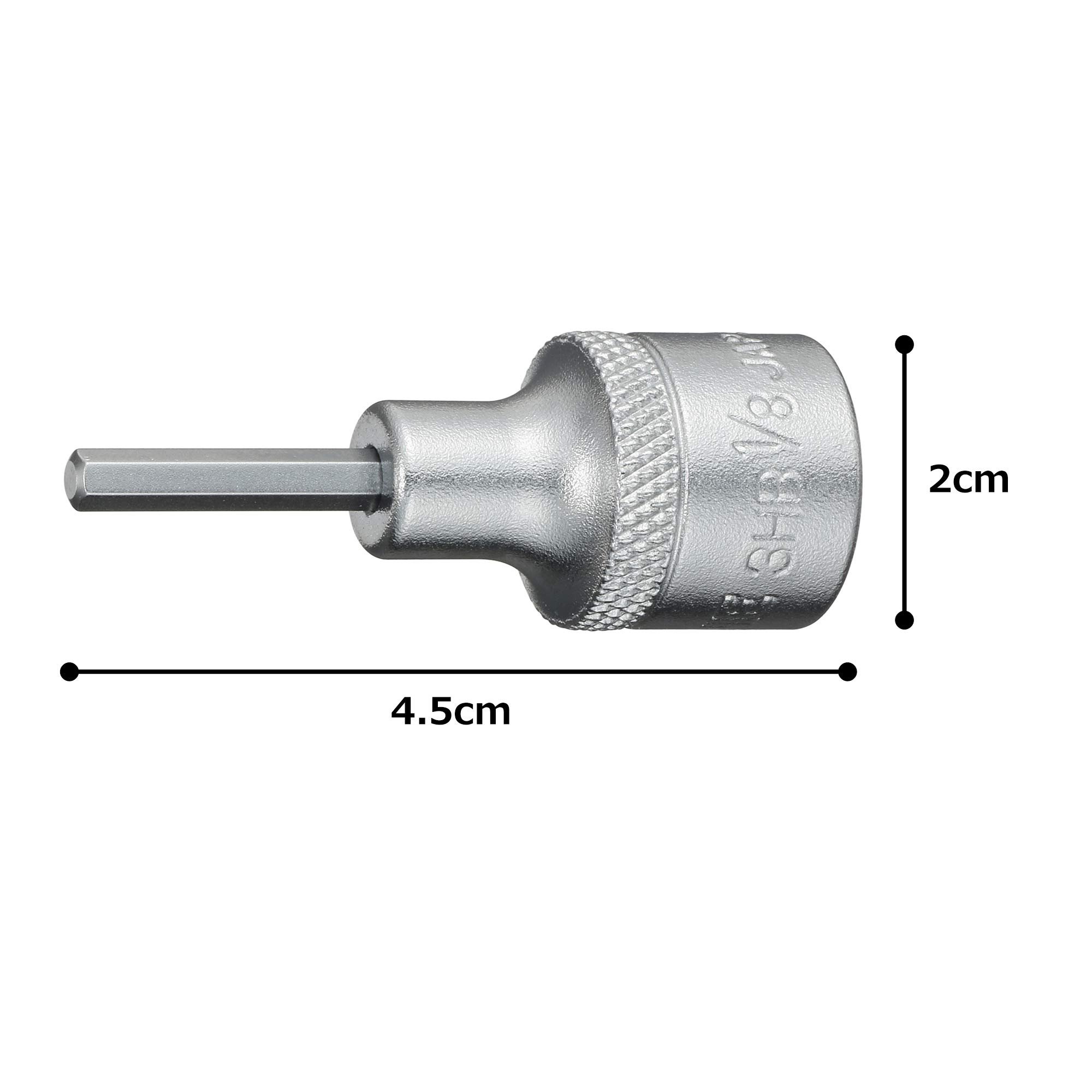 토네 HP3HB-04 육각 소켓 9.5mm 1/8인치 이미지 5