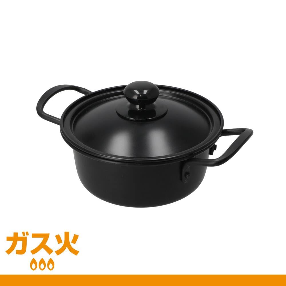니토리 KY111 초경량 편수냄비 16cm 블랙 가스레인지용 이미지 2