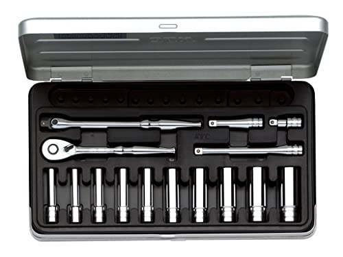 KTC TB2L10 6.3mm 딥 소켓 렌치 세트 15점 이미지 2