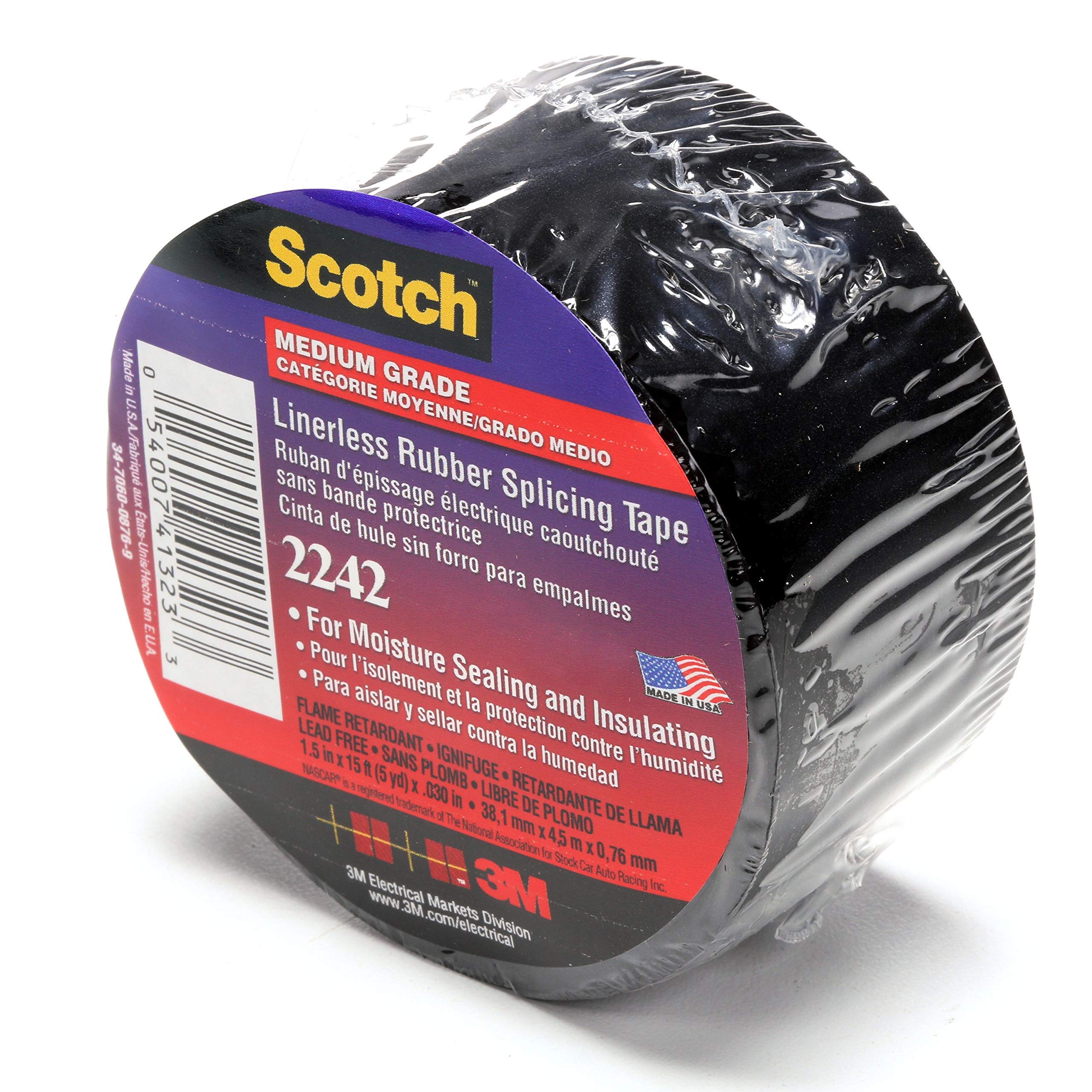 3M 스코치 2242 블랙 자기융착 절연테이프 38mm폭 1롤 이미지 2