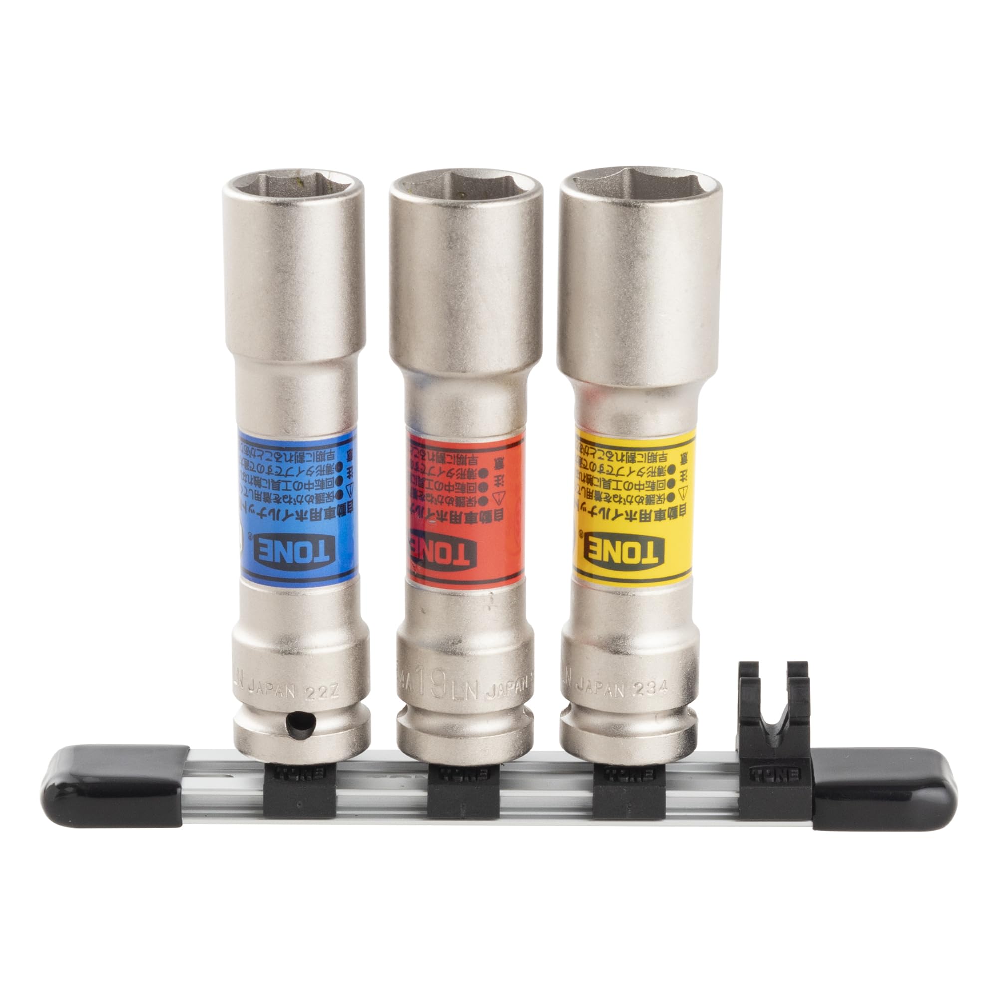 토네 임팩트용 박형 롱 휠너트 소켓 세트 HA403LN 12.7mm 3종