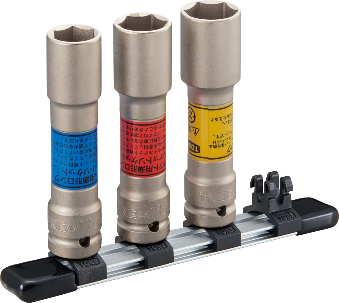 토네 임팩트용 박형 롱 휠너트 소켓 세트 HA403LN 12.7mm 3종 이미지 2