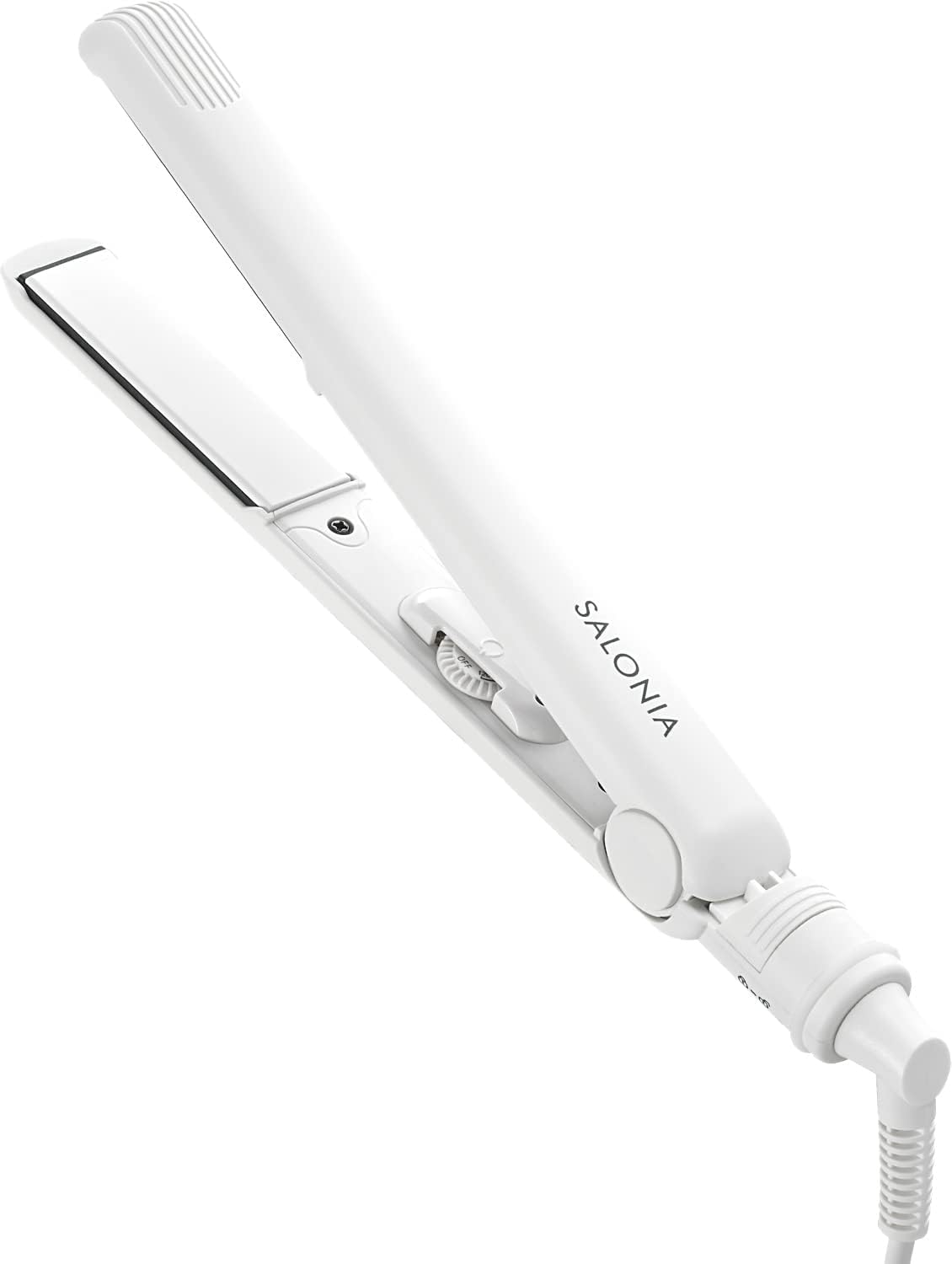 살로니아 스트레이트 아이론 24mm 화이트 헤어 고데기