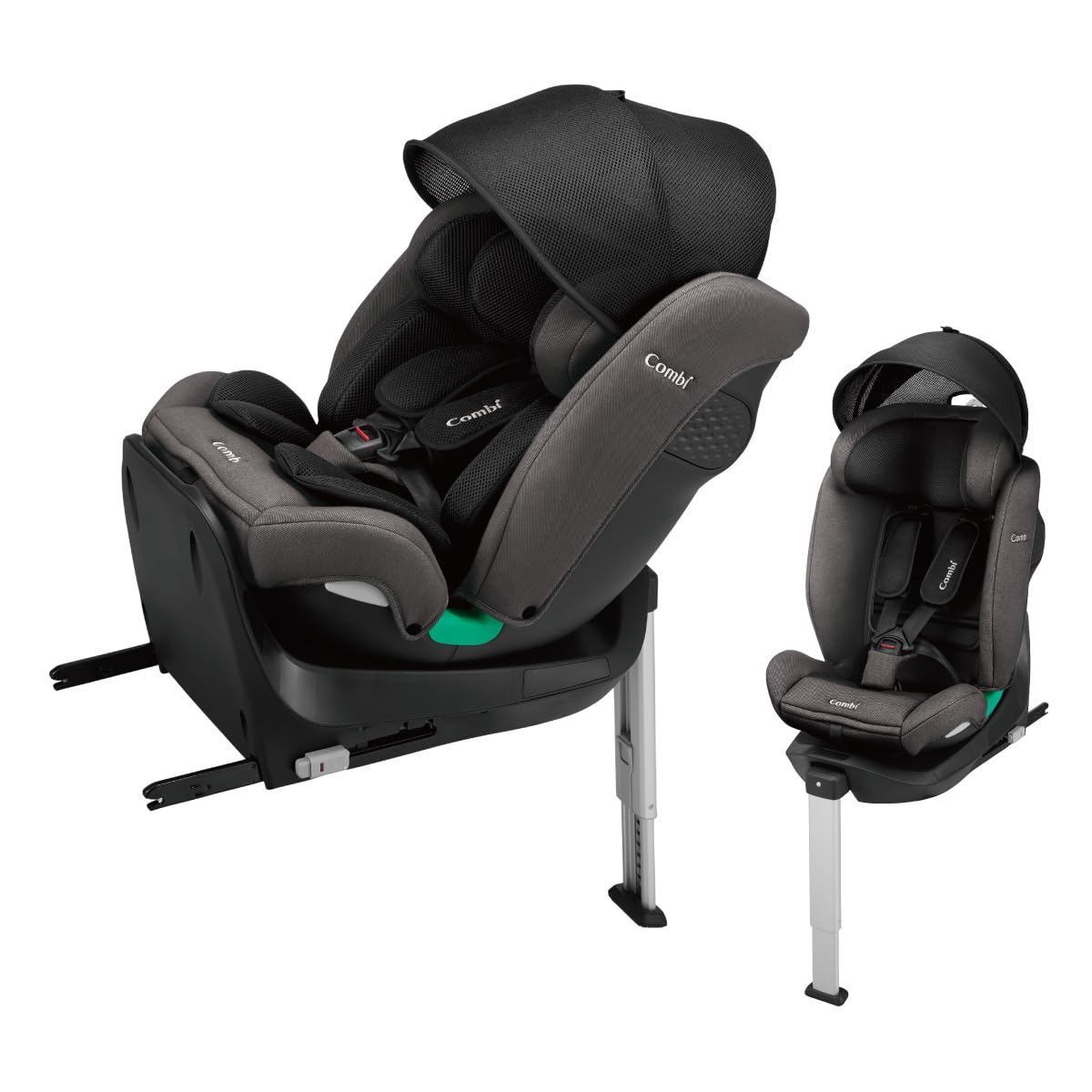 콤비 크루무브 롱 R129 ISOFIX 회전형 카시트 블랙
