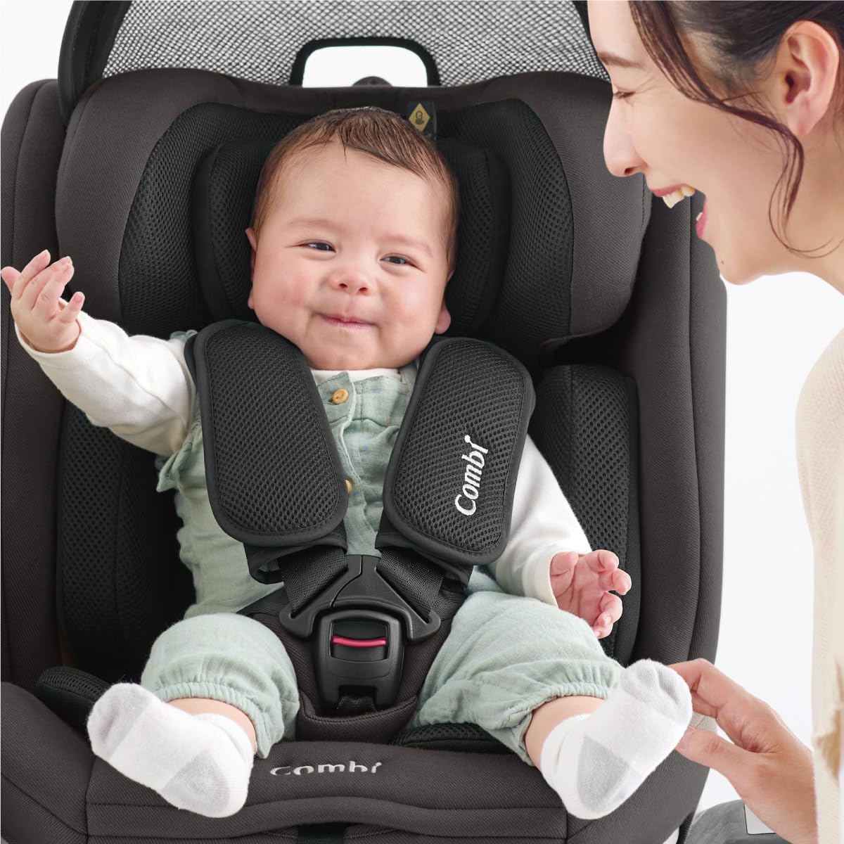 콤비 크루무브 롱 R129 ISOFIX 회전형 카시트 블랙 이미지 12