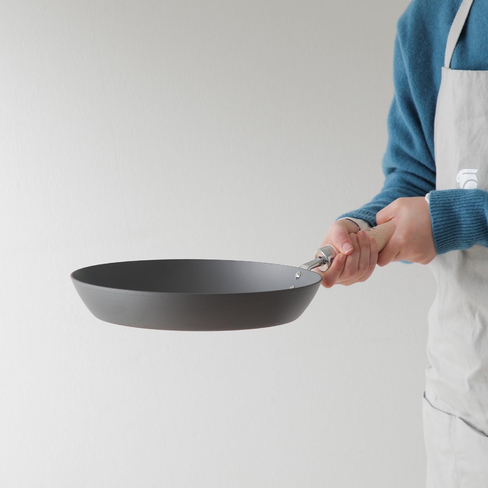 리버라이트 키와메 철 두꺼운 프라이팬 28cm 스타트팩 이미지 7