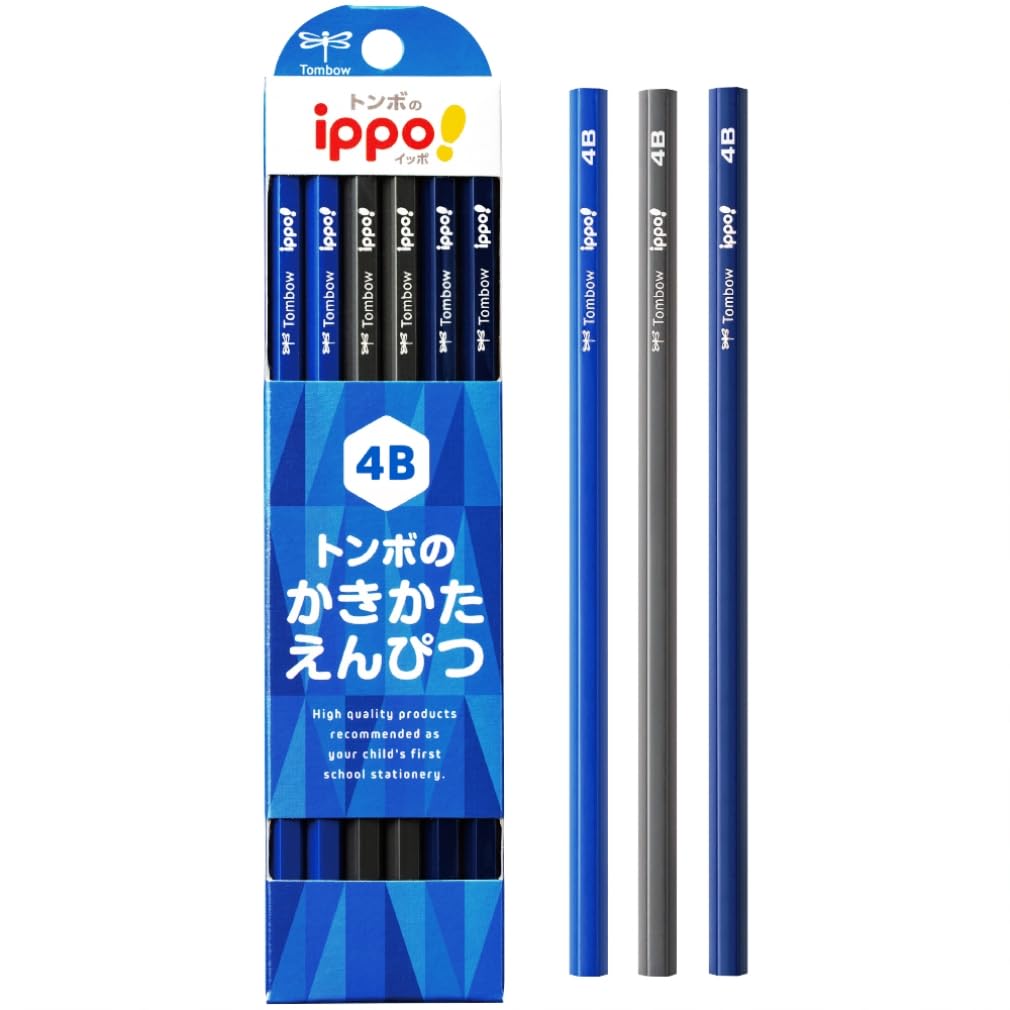 톰보 ippo 플레인 네이비 KB-KPA01-4B 4B 연필 12자루