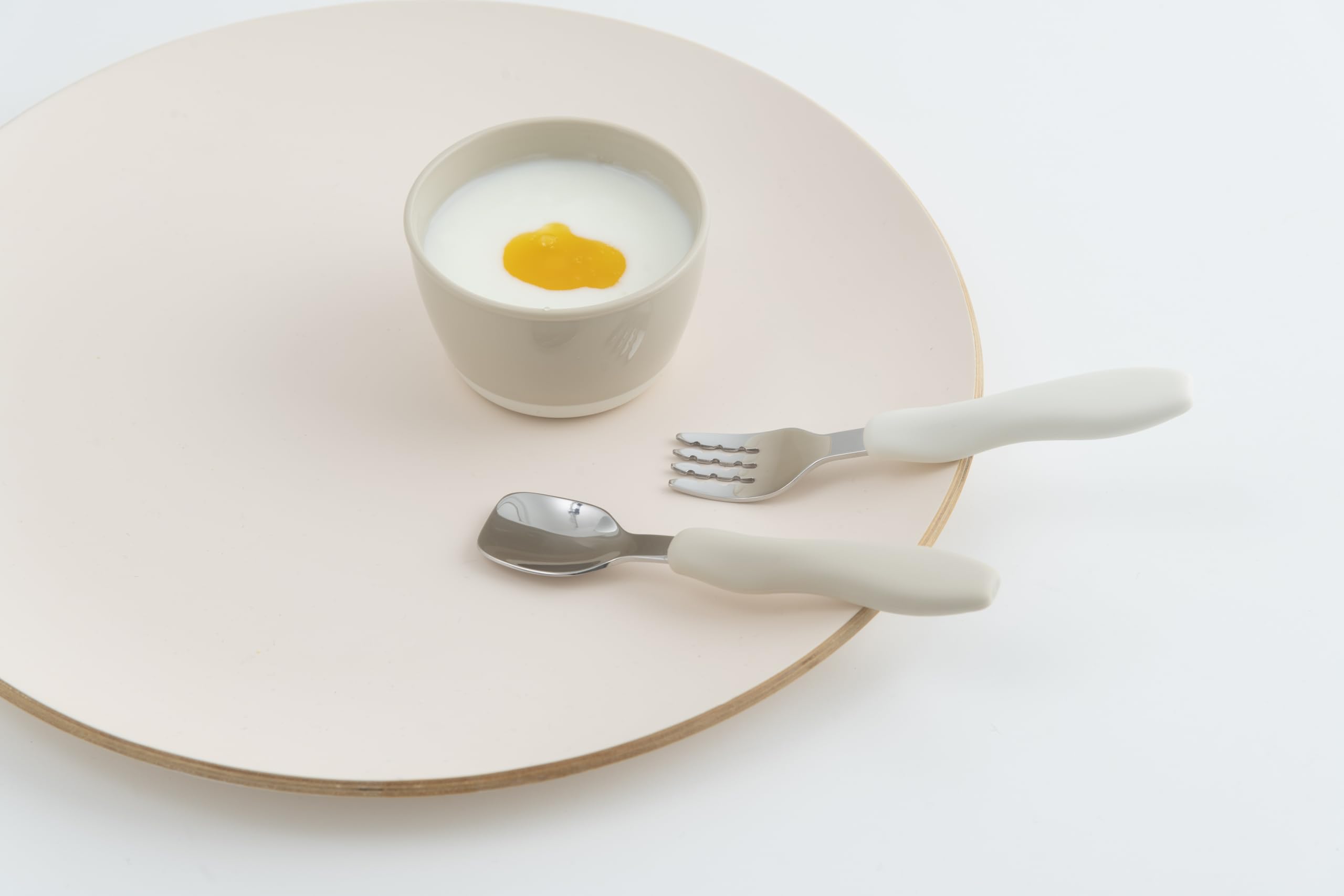 리첼 트라이 젓가락연습 유아용 스푼 포크 세트 케이스포함 18개월 베이지 이미지 9