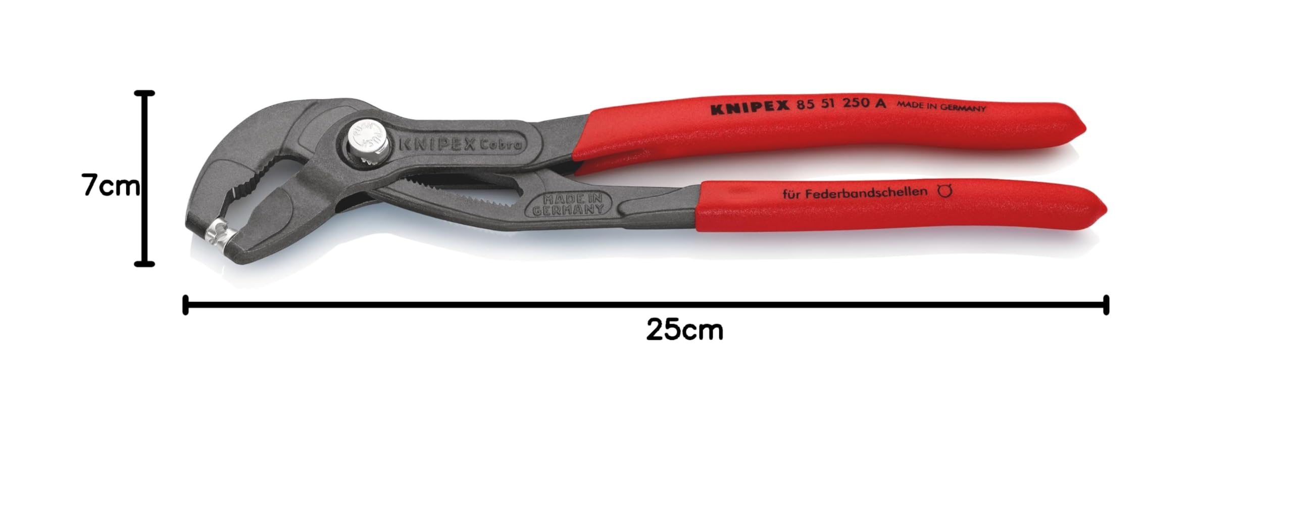 크니펙스 8551-250ASB 250mm 스프링 호스 클램프 플라이어 이미지 3