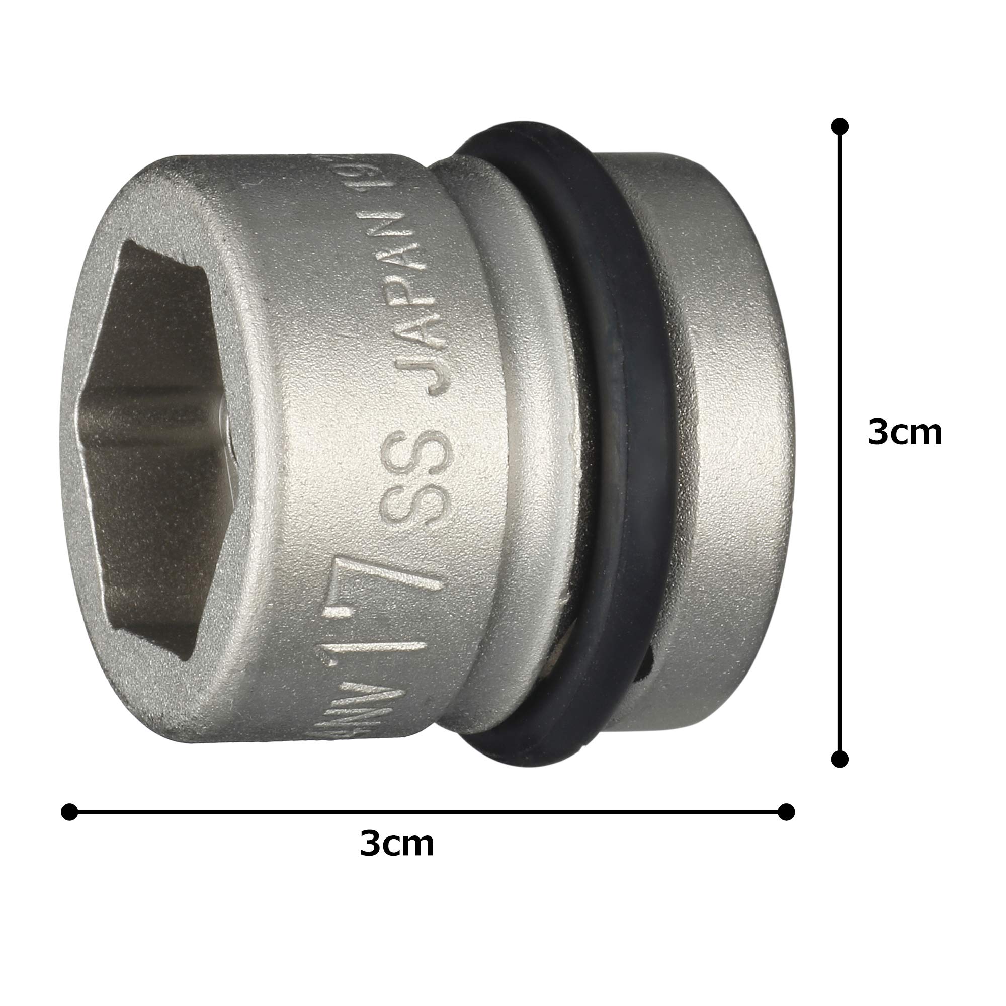 토네 4NV-17SS 임팩트 숏소켓 12.7mm 17mm 이미지 5