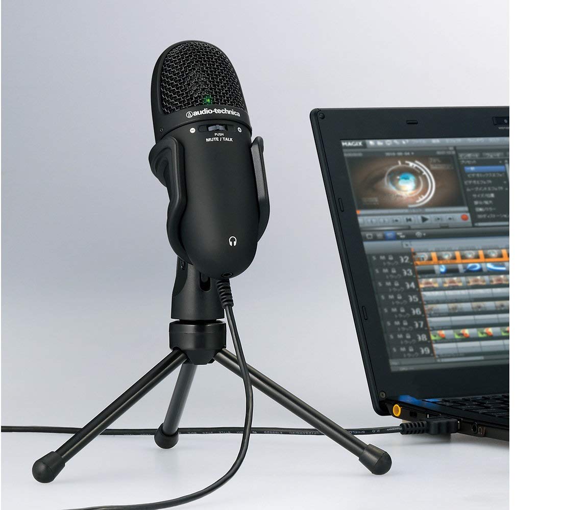 [중고] 오디오테크니카 AT9934USB USB 콘덴서 마이크 재택근무 생방송 녹음용 이미지 2