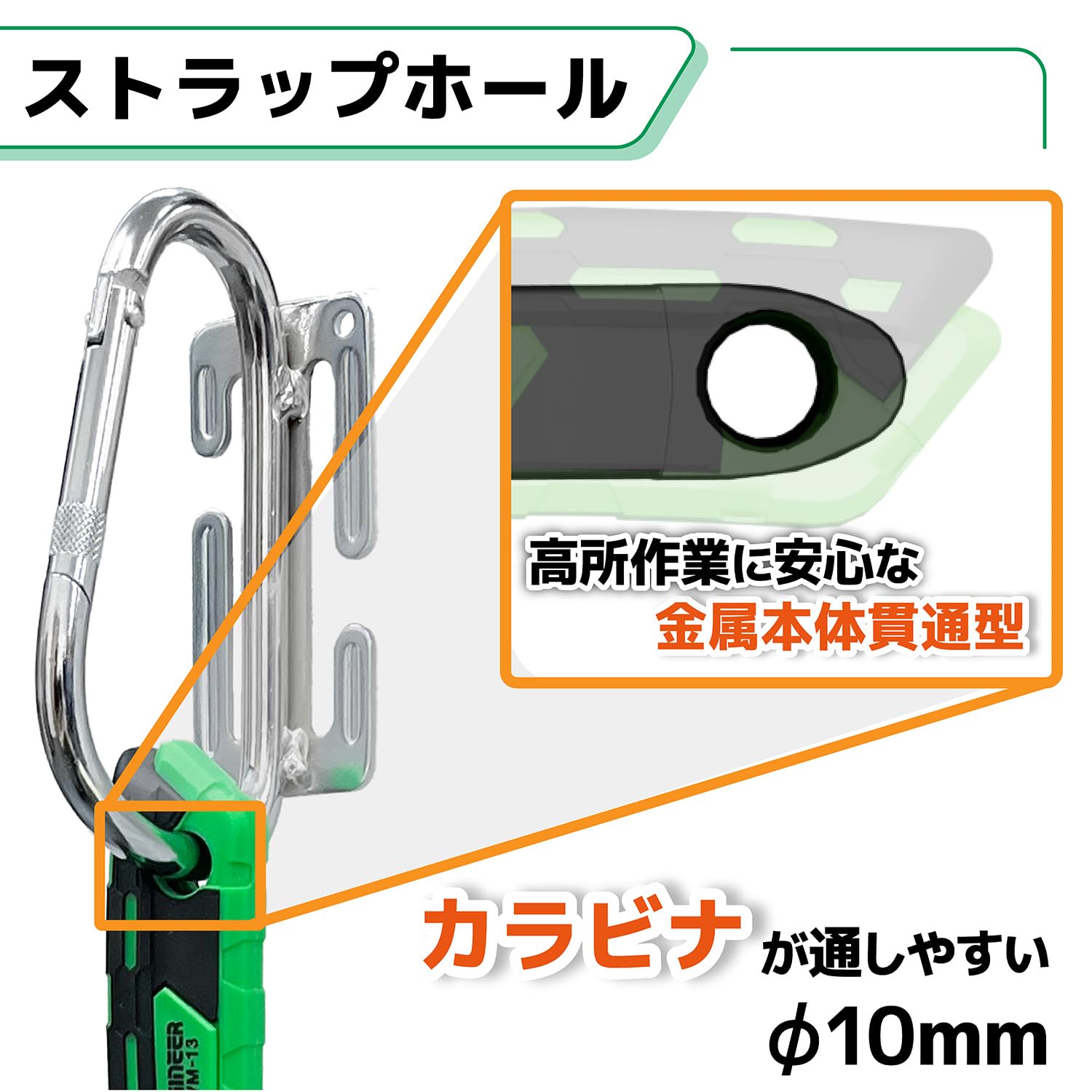 엔지니어 하이브리드 렌치 TWM-13 38.5mm 그린 이미지 6