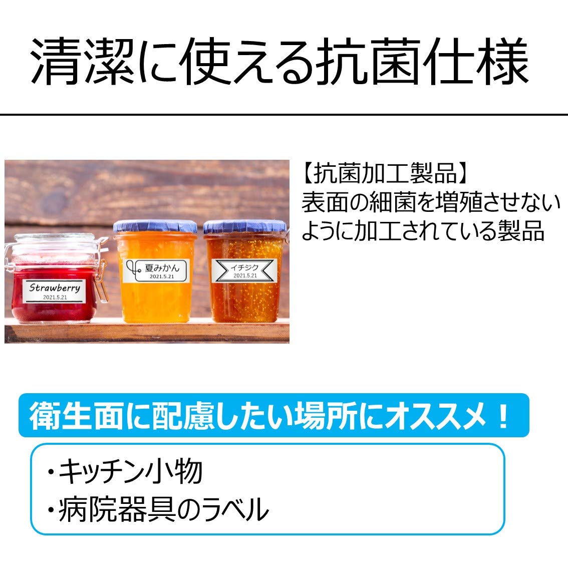 카시오 네임랜드 블루 XR-9BBU 9mm 라벨테이프 블루 이미지 2