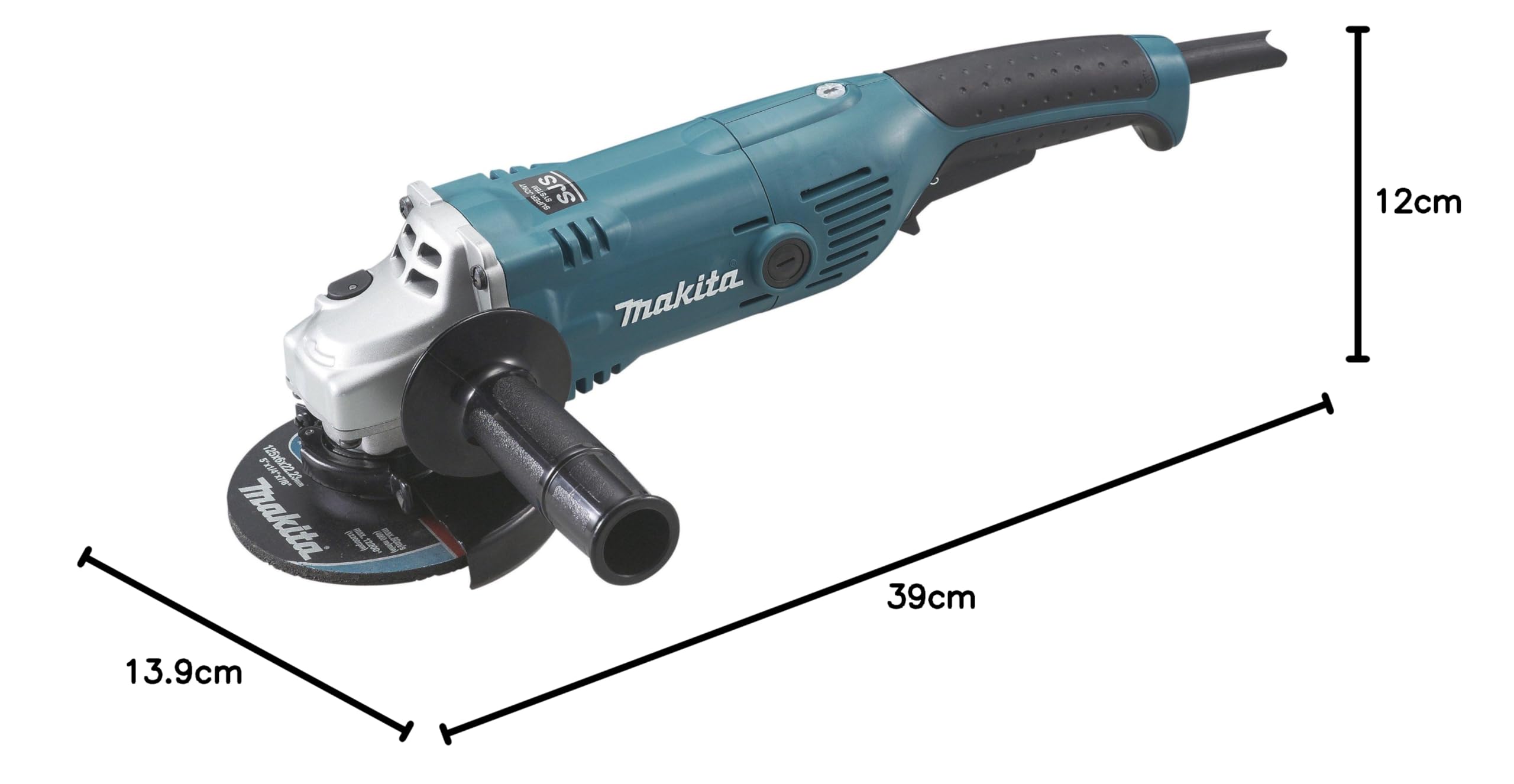 마키타 전자제어 디스크 그라인더 GA5021C 125mm 이미지 2
