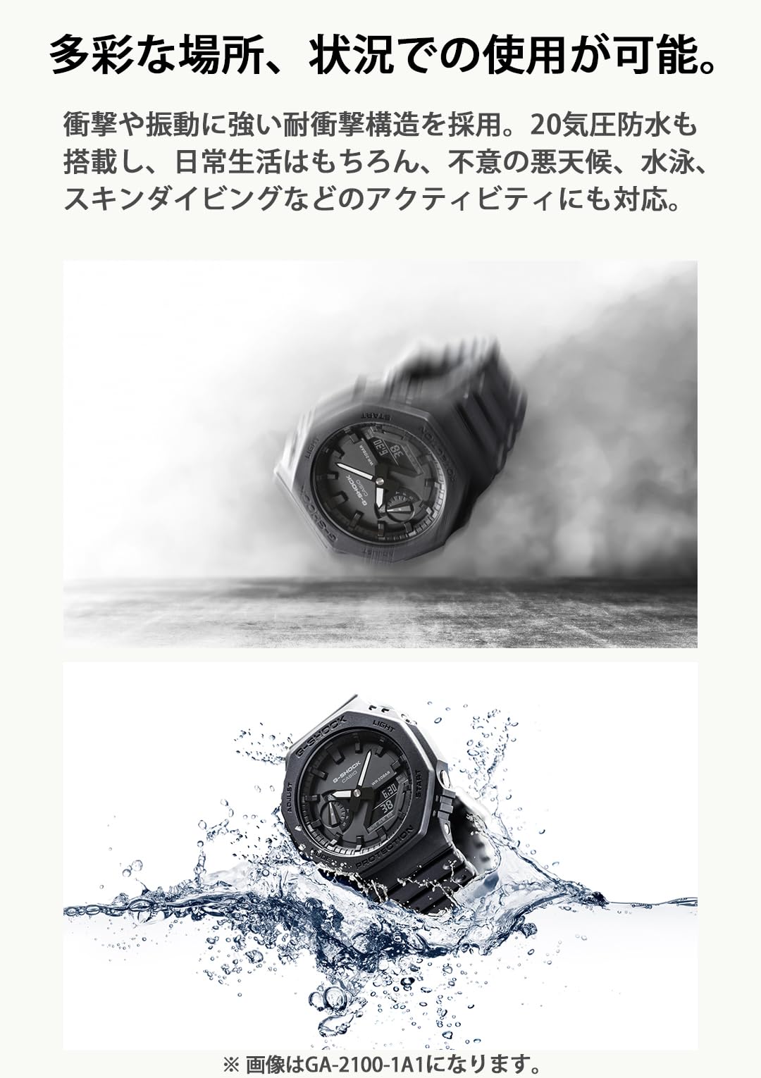 카시오 지샥 메탈커버드 GM-6900U-1JF 블랙 실버 손목시계 블랙 실버 이미지 6