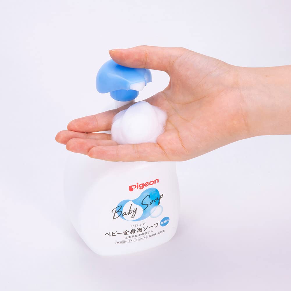 피죤 베이비 전신 거품 비누 무향 리필 800ml 무향 이미지 3