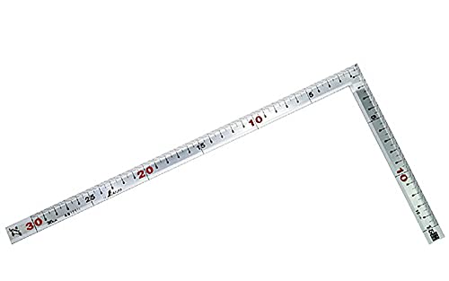 신와 권금 실버 10511 30cm 1척 직각자 병용눈금