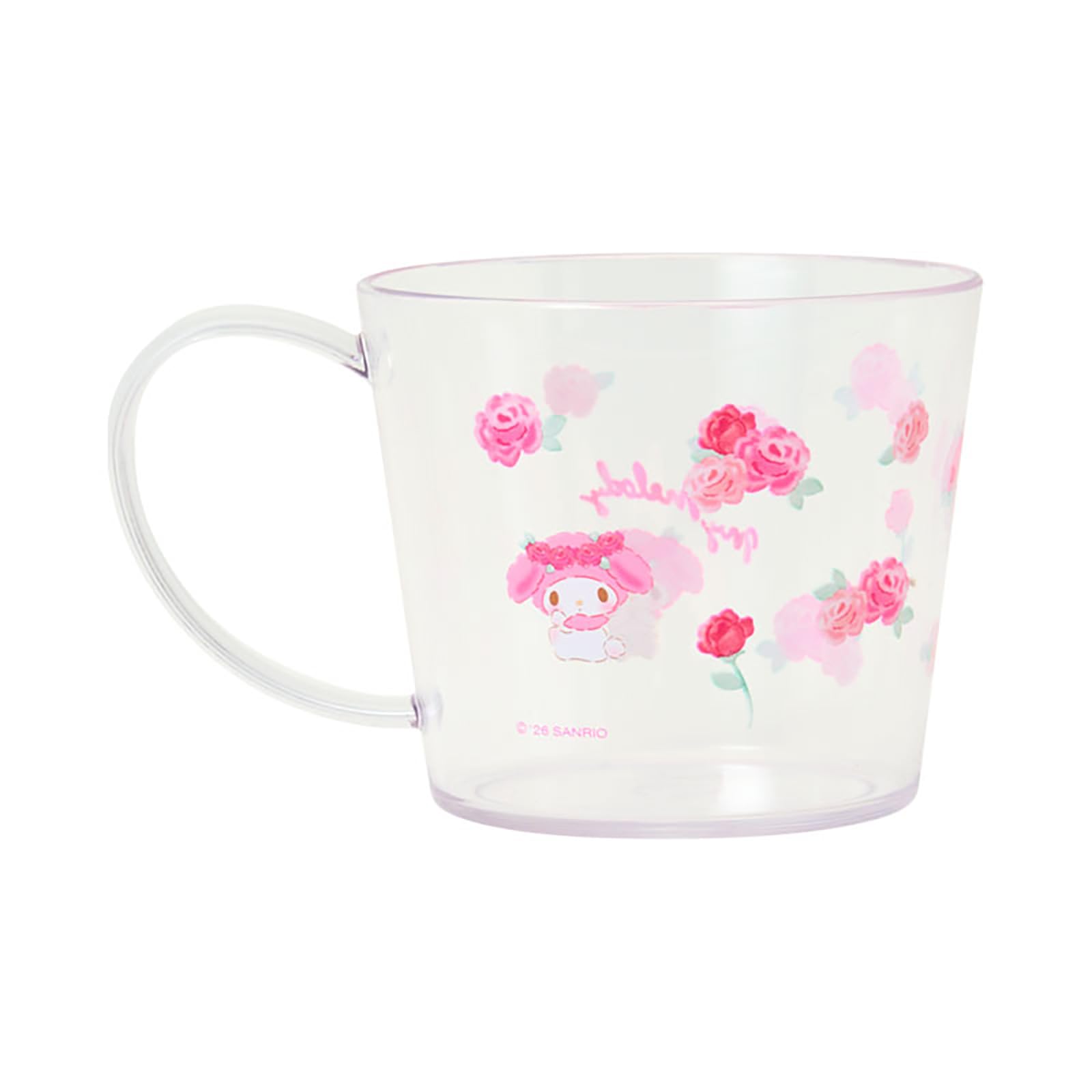산리오 마이멜로디 클리어 머그컵 330ml 796514 마이멜로디 머그컵 이미지 2