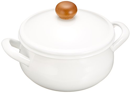 노다호로 포치카 PO-15W 15cm 법랑 캐세롤 양수냄비 가스IH겸용