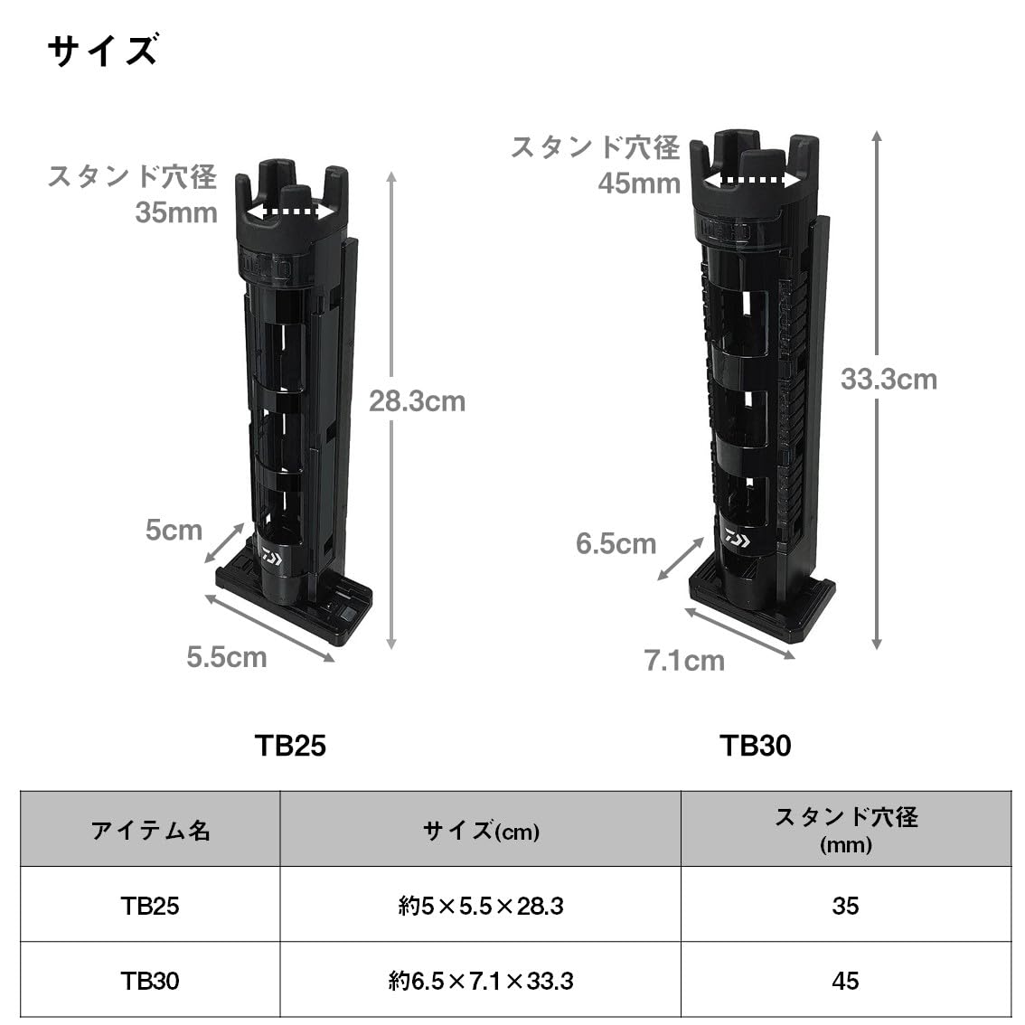 다이와 TB25 30 로드스탠드 화이트 03501520 이미지 6