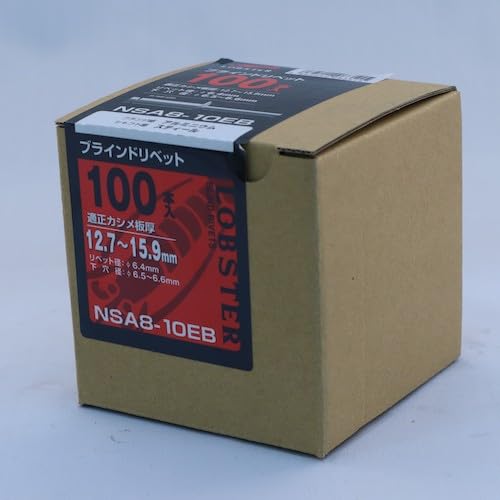 롭텍스 NSA810EB 100개입 알루미늄 스틸 블라인드 리벳 이미지 4
