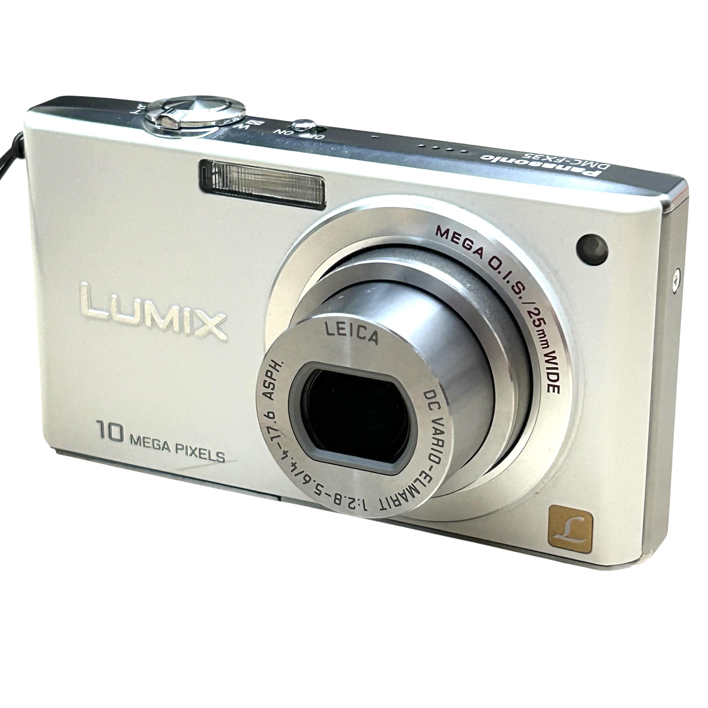 [중고] 파나소닉 루믹스 쉘 화이트 DMC-FX35 디지털 카메라