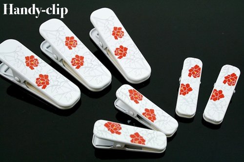 소우비엔 모란꽃 옷매무새 고정 클립 대형 3개 세트 이미지 3
