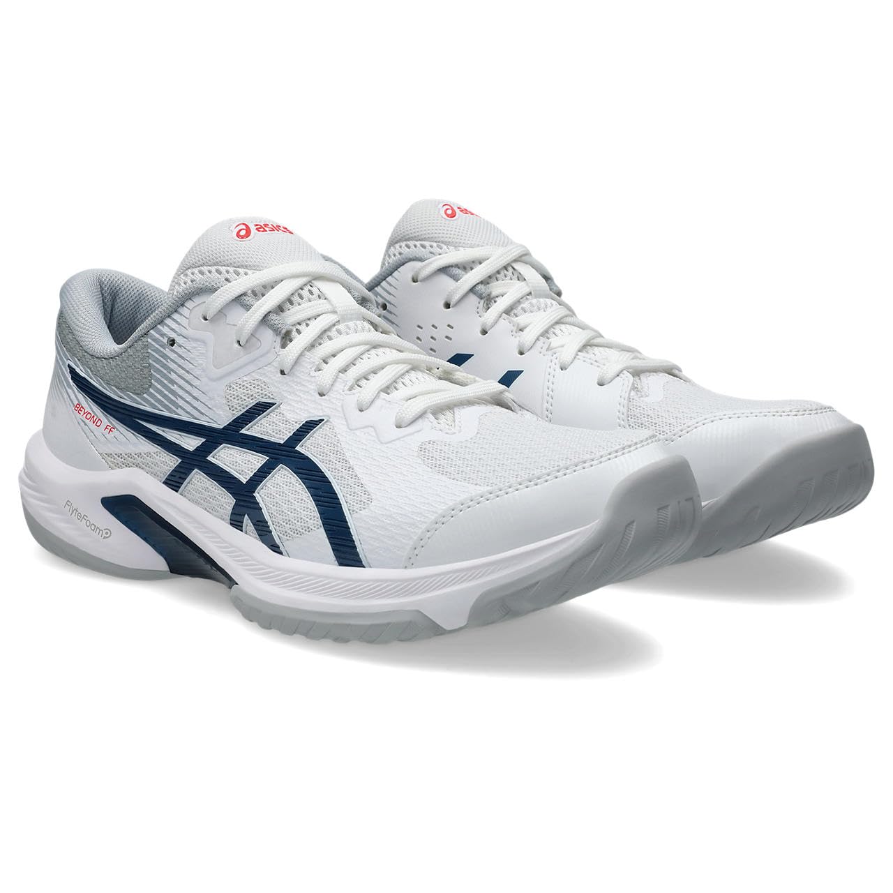아식스 비욘드 FF 1073A057 핸드볼화 26.5 cm 2E 105(화이트/마코 블루)